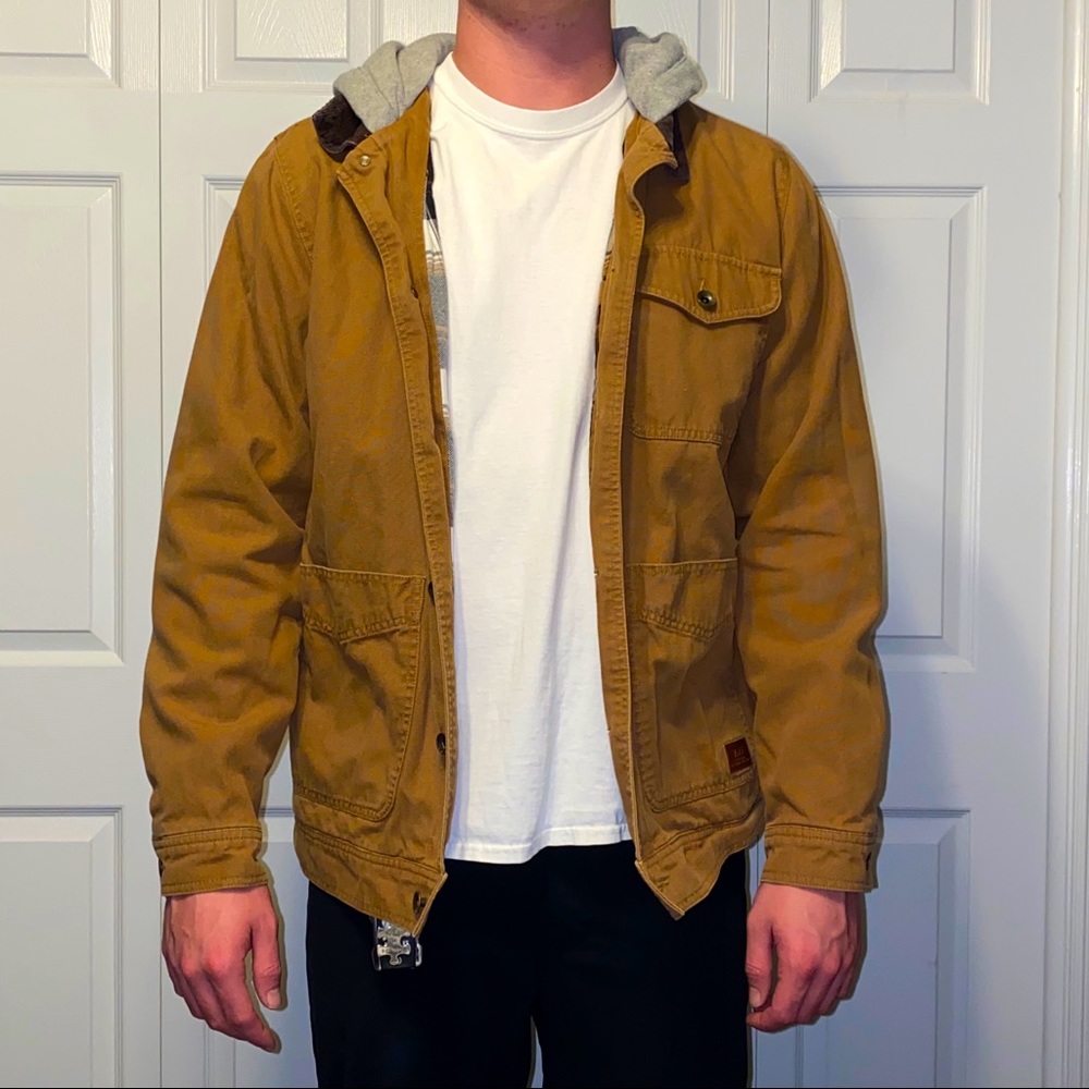VANS JACKET HALF BUTTON UP/HOODIE